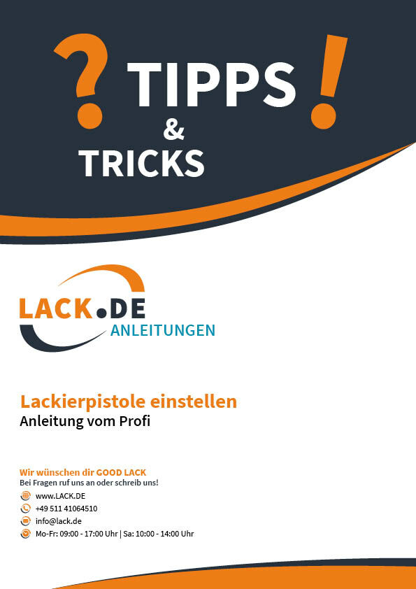 PDF-Anleitung: Lackierpistole einstellen