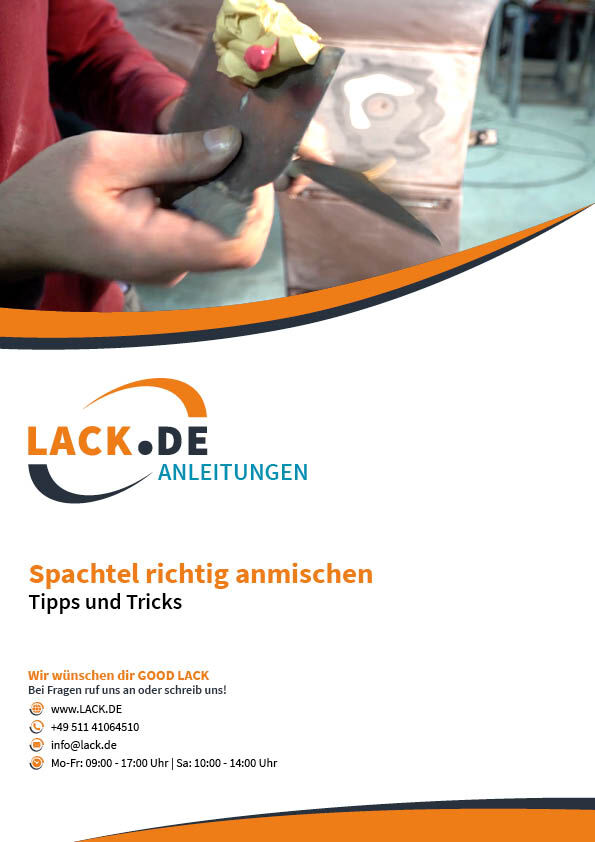 PDF-Anleitung: Spritzspachtel richtig anmischen