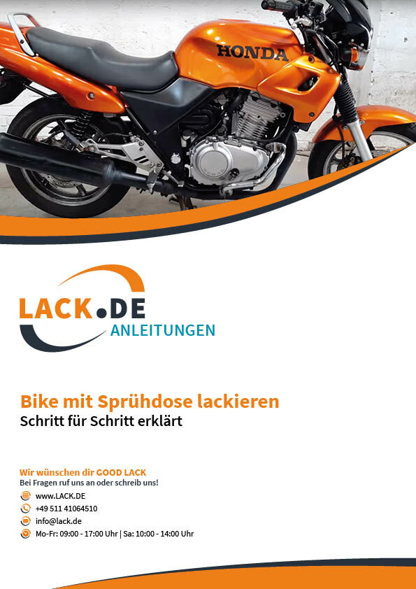 PDF-Anleitung: Autolack am Motorrad lackieren