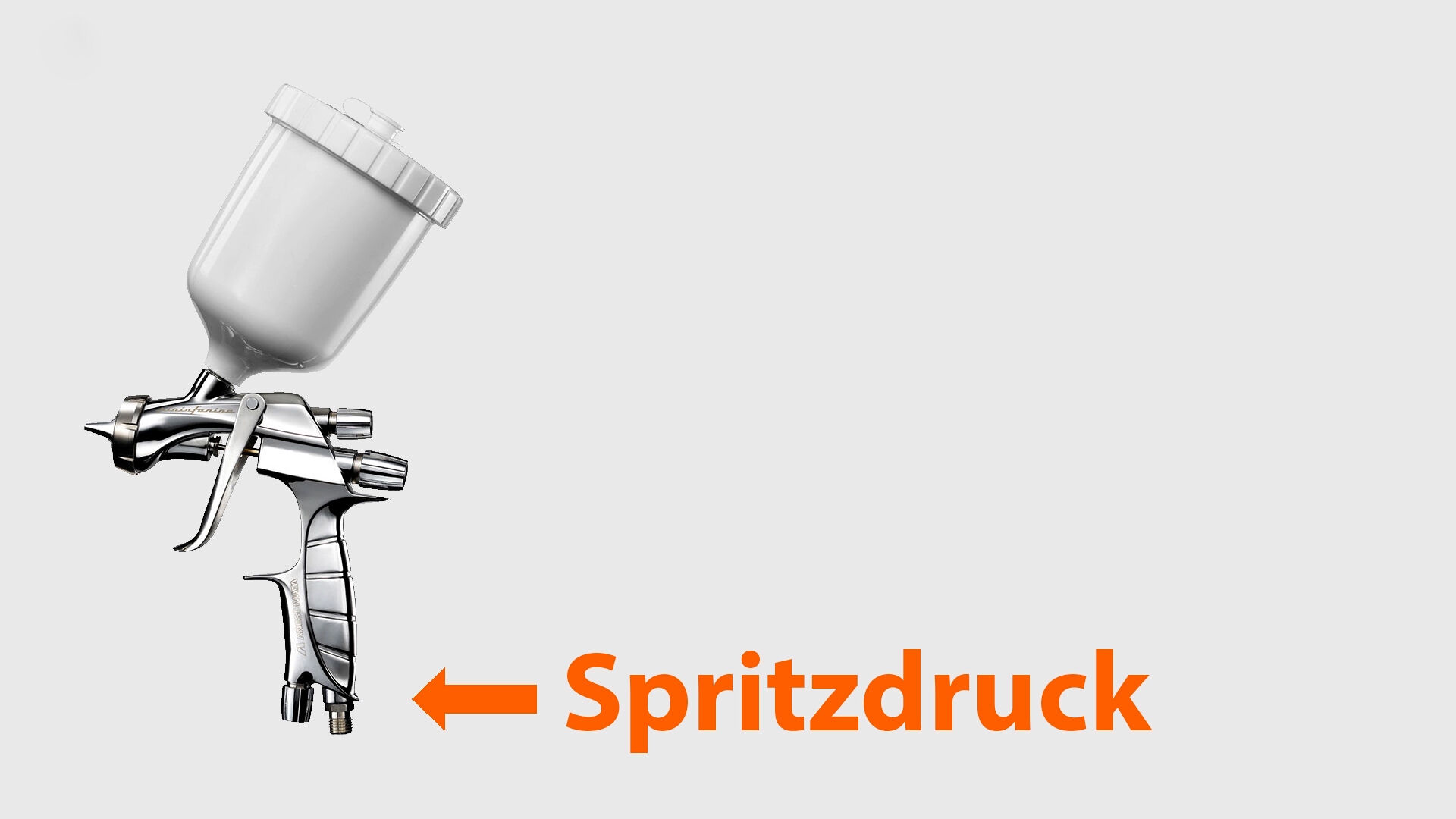 Lackierpistole IWATA Spritzdruck einstellen