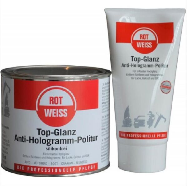 ROTWEISS Top-Glanz Antihologramm Politur 150 ml