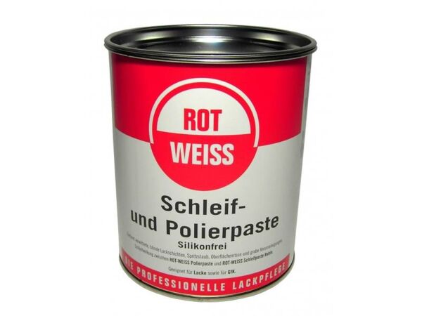 ROTWEISS Schleif- und Polierpaste 750 ml Dose